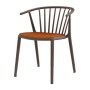 Chaise Woody | Design empilable pour intérieur et extérieur