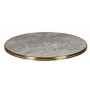 High round table for hospitality. Oslo 4p FH Brass Table