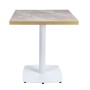 Table Hanovre Blanche. Tables pour bars et restaurants.