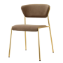 Chaise empilable Lisa | Design italien tapissé Contract