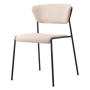 Cadeira empilhável Lisa | Design italiano estofado Contract