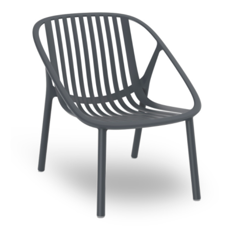 Cadeirão Bini Lounge | Empilhável para interior e exterior