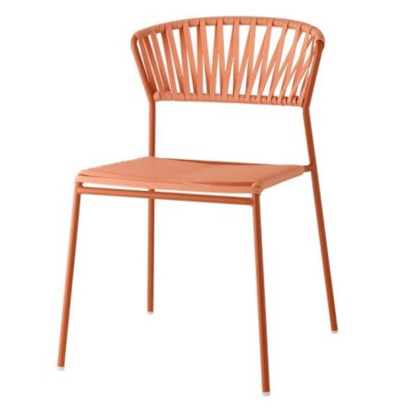 Silla apilable Lisa Club | Diseño italiano exterior