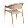 Fauteuil empilable Deco Chêne | Textilène Latte | Achetez maintenant ✅