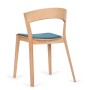 Wooden chair for hospitality