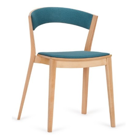 Wooden chair for hospitality